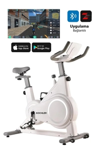 Dijital Manyetik Akıllı Egzersiz Bisikleti - Kondisyon Bisikleti - Nabız Ölçer Kondisyon Aleti